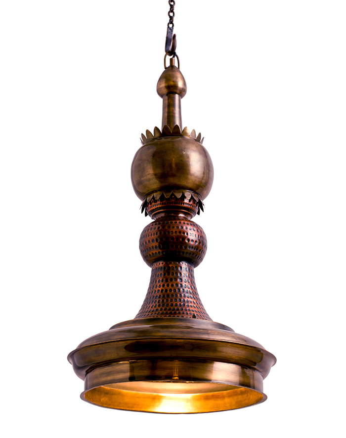 Copper Market Urli Pendant Lamp by Sahil & Sarthak for Kerala Sutra Collection